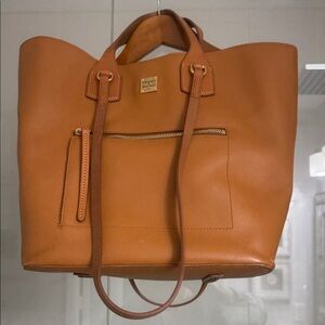 DOONEY & BOURKE Tan Leather Tote Bag